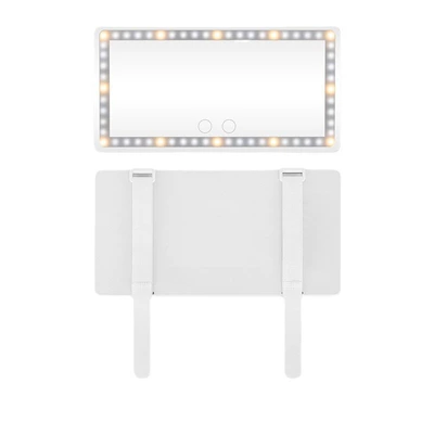 charging beauty mirror touch dimmer | Sun visor rearview mirror
