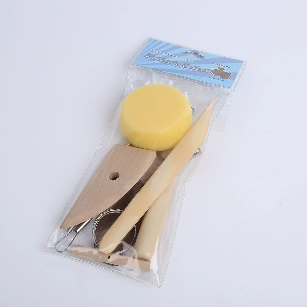 Clay, ceramics, tools set, 8 pieces, wholesale