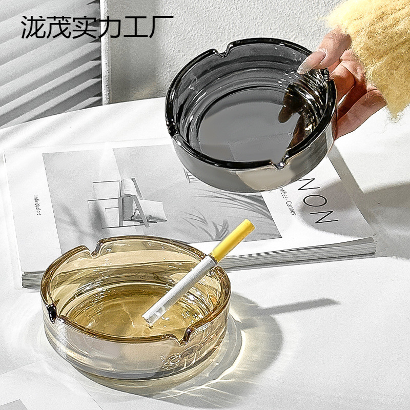 Fashionable classic creative trend glass ashtray for hotel for…
