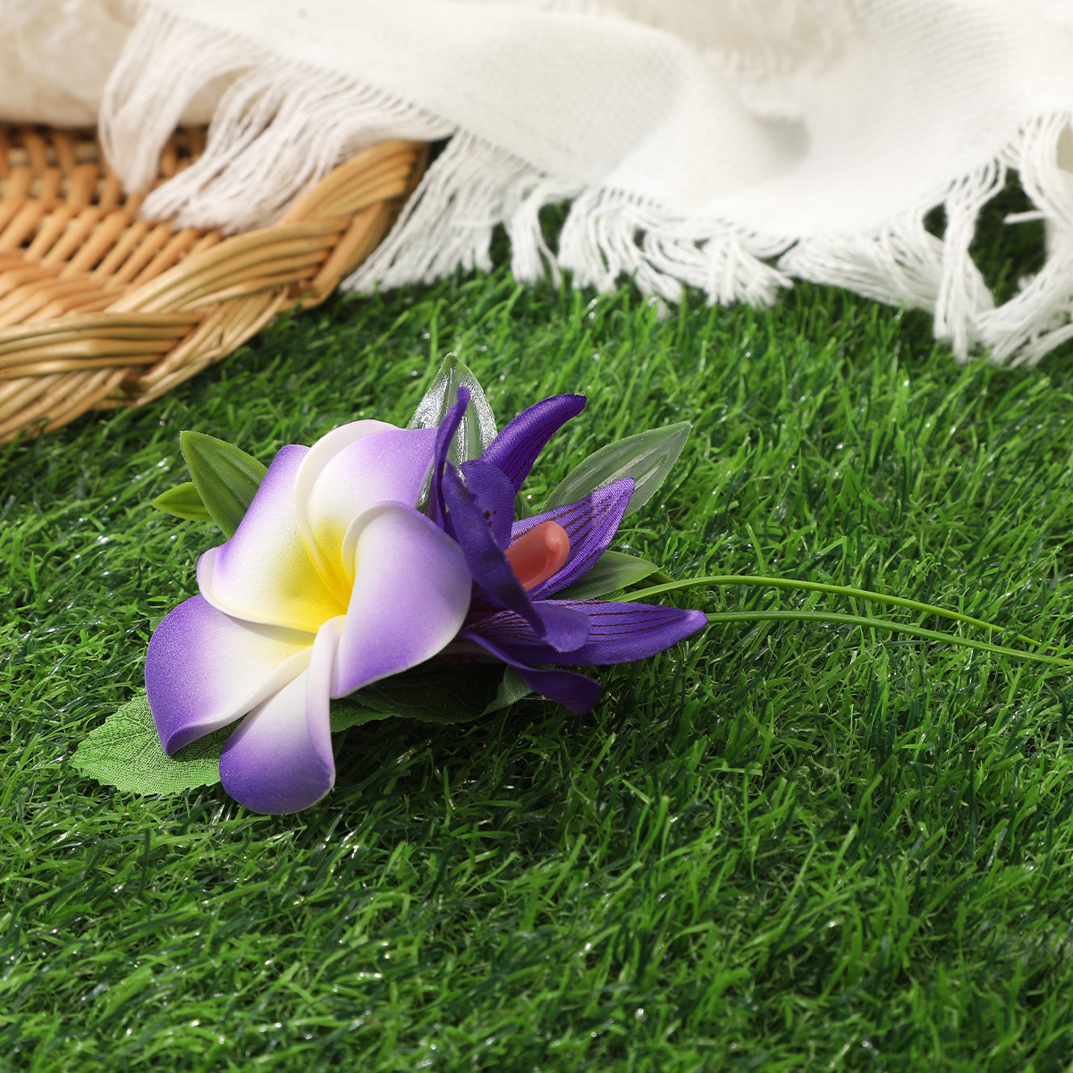 Women's Flower Lady Plastic Hair Clip display picture 8