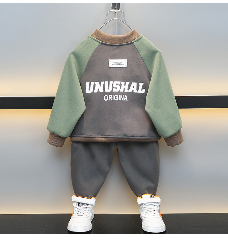 Jungen Frühling Herbst Saison X 2024 Neue Hübsche Explosive Straße Zwei Stück Set für Kleine und Mittlere kinder Trendy_voghion.com