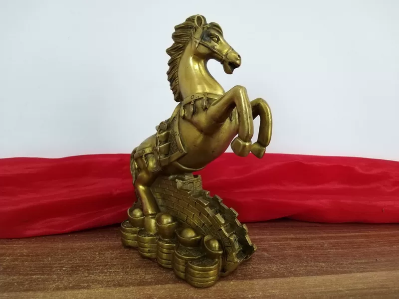 Bronze украшения Бронзовый Великая стена Бен Ма Юэмa Ремесла Домашние офисные украшения