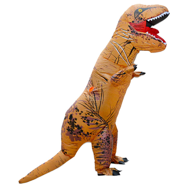 Fiesta de Halloween Traje inflable Tyrannosaurus Rex Montando Dinosaurio Vaca Shark Marioneta Traje Alien Fantasma Abrazado