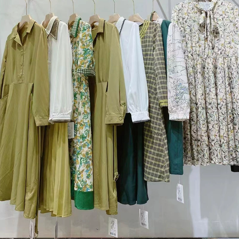 Yimeier 22 осенние платья четыре сезона зеленый плюс размер женской одежды бренда со скидкой среднего и пожилого возраста