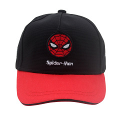 跨境漫威蜘蛛俠刺繡兒童棒球帽歐美動漫卡通可愛小孩遮陽帽鴨舌帽