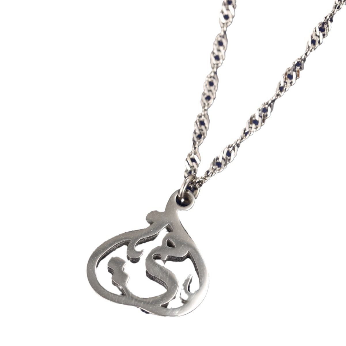 Joyas xuping collar de acero inoxidable en forma de corazón árabe joyas transfronterizas de moda de Oriente Medio mujeres colgantes de amor