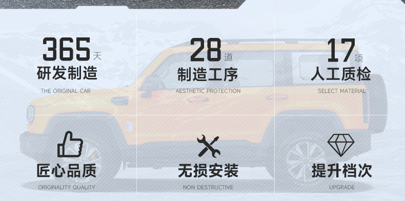 Suitable for the New Beijing Bj40E Extended-Range Version Spare Tire Cover, Tire Sleeve Modification, Exterior Decoration, Spare Tire Shell, Off-Road Accessories