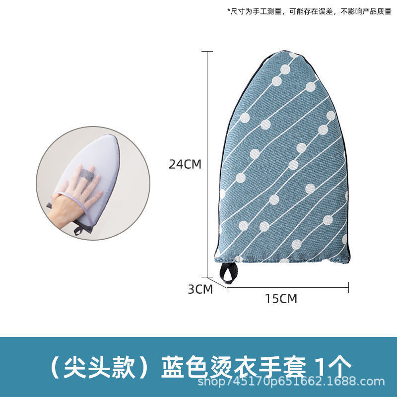 Tabla de planchar portátil transfronteriza para uso doméstico, almohadilla de aislamiento resistente a altas temperaturas, almohadilla pequeña portátil para colgar guantes, aislamiento térmico y anti-quemaduras.