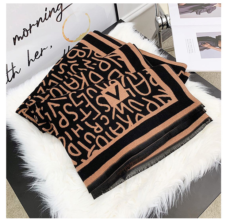 Cachecol em caxemira elegante para mulher xale versátil_voghion.com