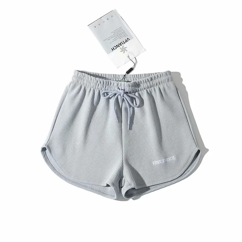 Elastic Waist Drawstring Sports Shorts NSHS61785