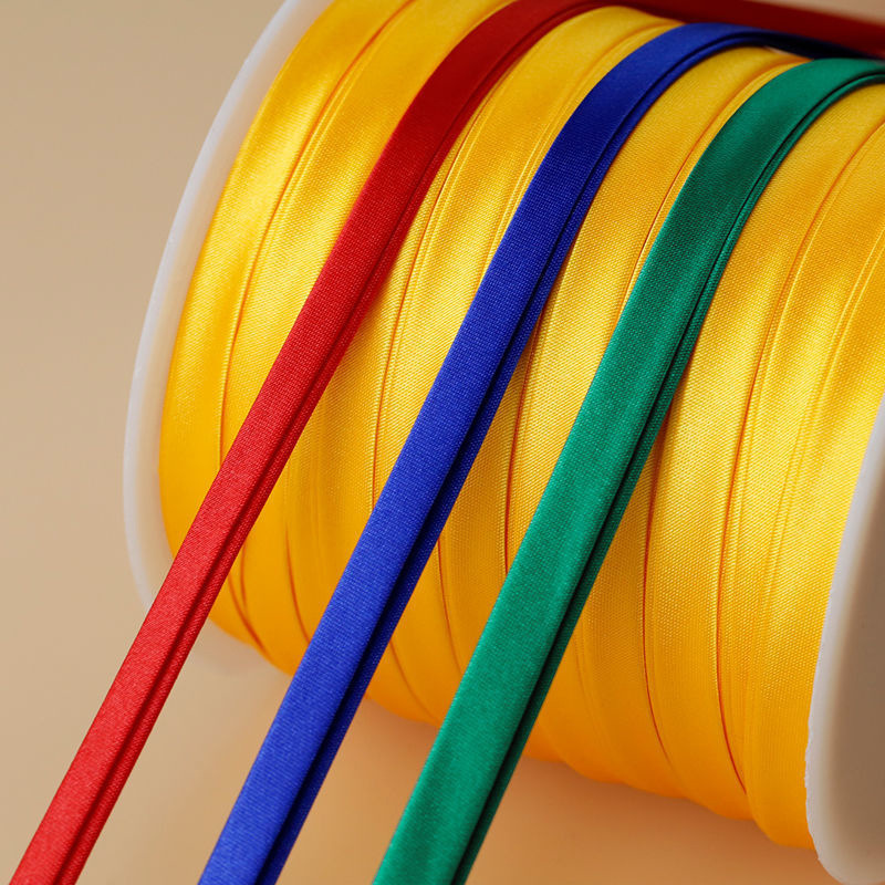 Envoltura tira 0,85 cm colorido cheongsam cinta hecha a mano cinta de bricolaje escote tejido borde paño Ropa Decoración