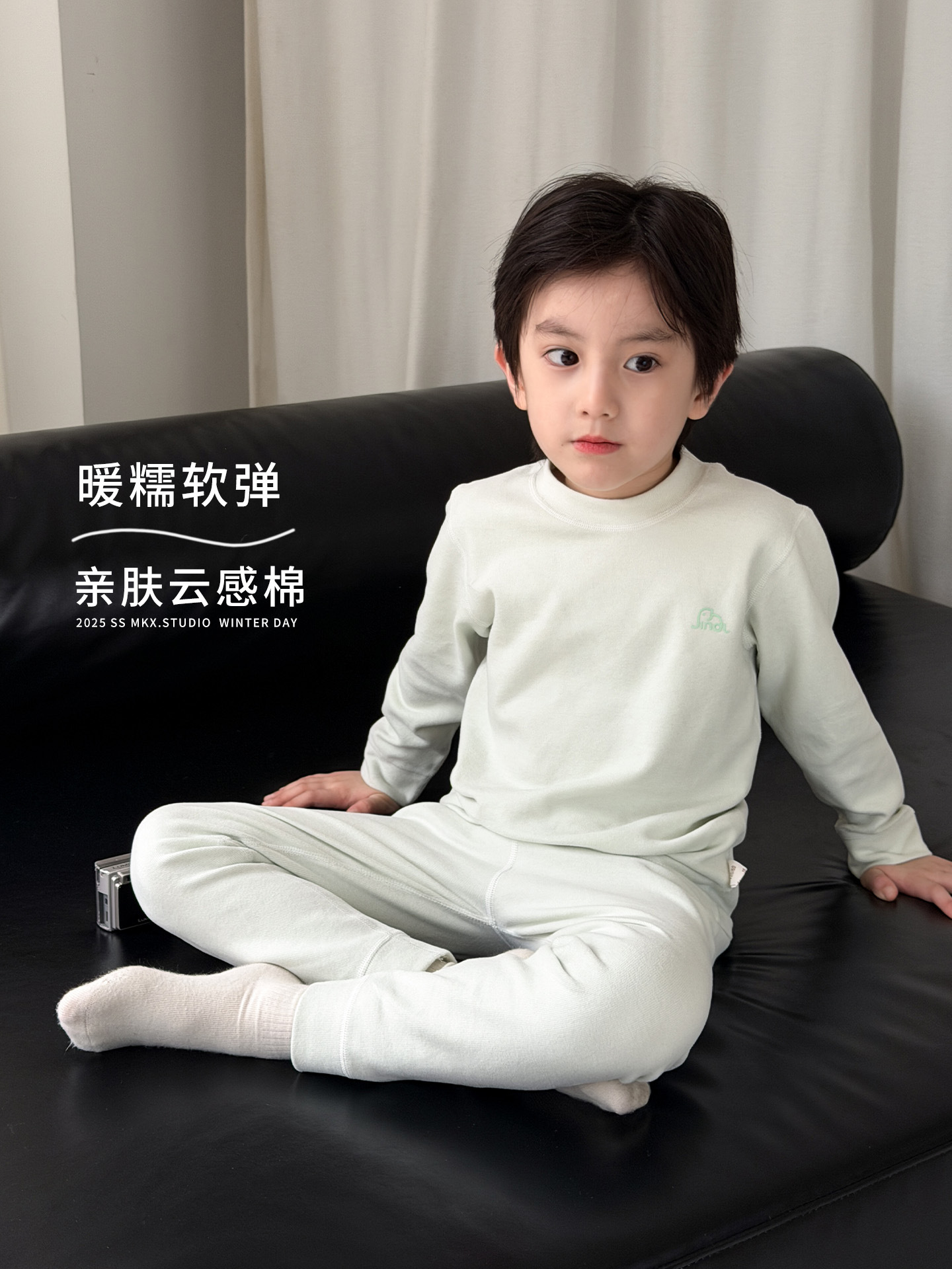 Ropa infantil para niños, ropa de hogar para niños, pijamas calientes para niños, invierno de 2025 para niños, chaqueta de otoño para niños pequeños, pantalones de otoño