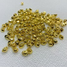 仿真金元宝装饰品 迷你金元宝金砖金条金玉米摆件中式礼品配件批