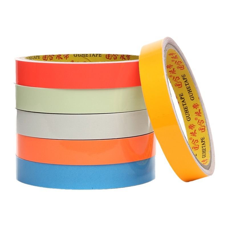 Cinta luminosa de color transfronteriza Advertencia de escenario de alto brillo Cinta fluorescente de almacenamiento de luz autoluminiscente 3 metros de largo