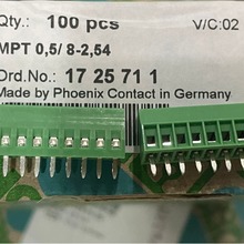 �����˹ MPT Phoenix Contact ԭװ1725711 �ݶ�ʽ PCB���߶���