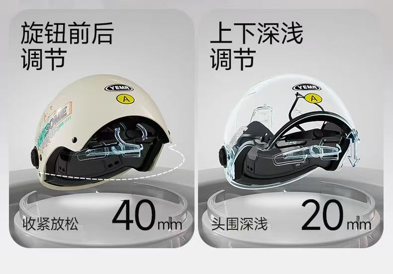 Motorcycle Helmet Summer Sunscreen Half Helmet 3C Certified