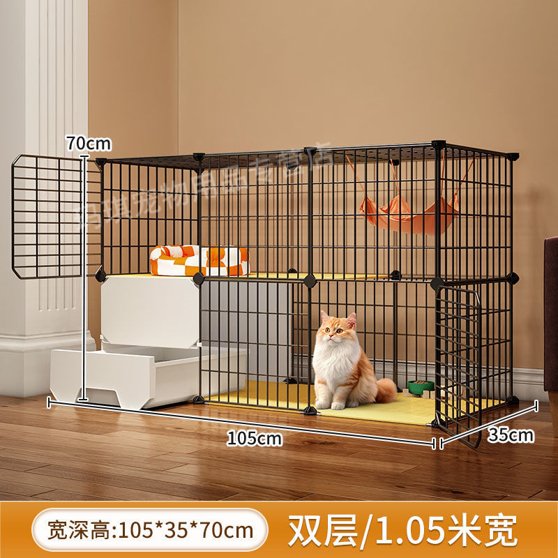 【2174人集め】トイレ付き猫ケージ、家庭用屋内猫ケージ用の設備一式セット|undefined