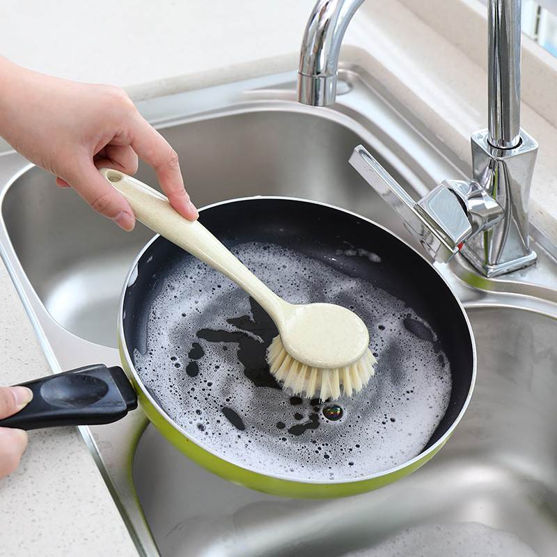 家用多功能长柄锅刷厨房可挂式洗水池去污清洁刷锅碗清洁洗碗刷
