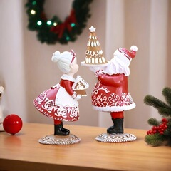 クロスボーダー新型アウトドアクリスマス夫婦プレゼント樹脂工芸品置物メーカー直売卸売り