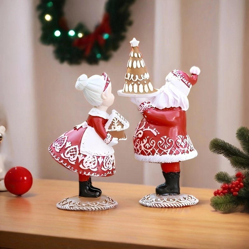 クロスボーダー新型アウトドアクリスマス夫婦プレゼント樹脂工芸品置物メーカー直売卸売り|undefined