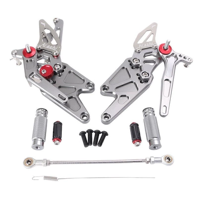 Motorcycle pedals Mt-03 15-21 Years Modified - titanium-color