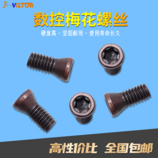 CNC turning tool bar screw 12.9 grade screw accessories cutter head M2.5 M3 M4 handle hand screw round head