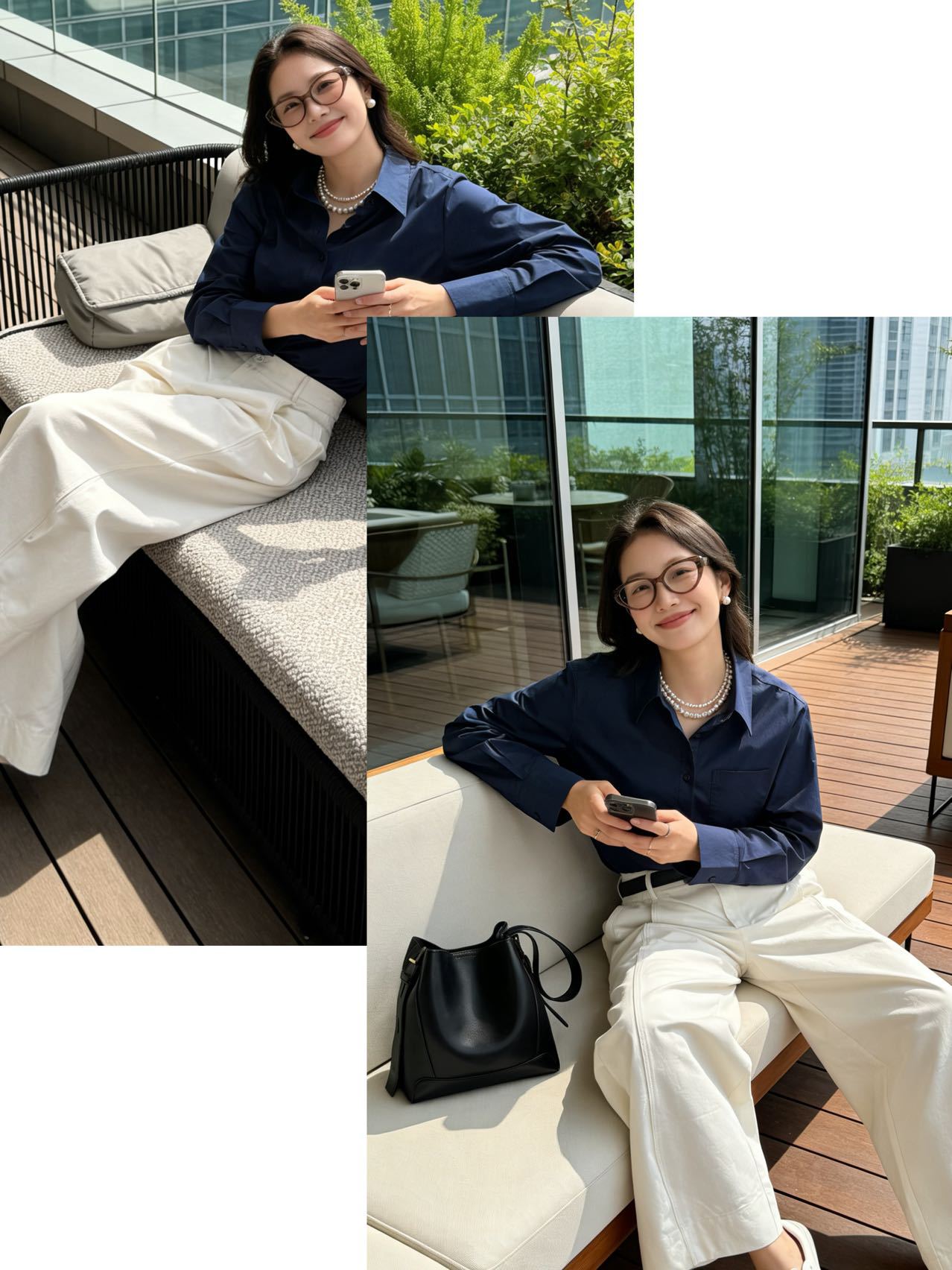 Navy blue / S