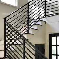 Сокровище магазина: перила для лестниц, популярные архитектурные перила для коридоров, уличные стальные перила для общественных вилл.
