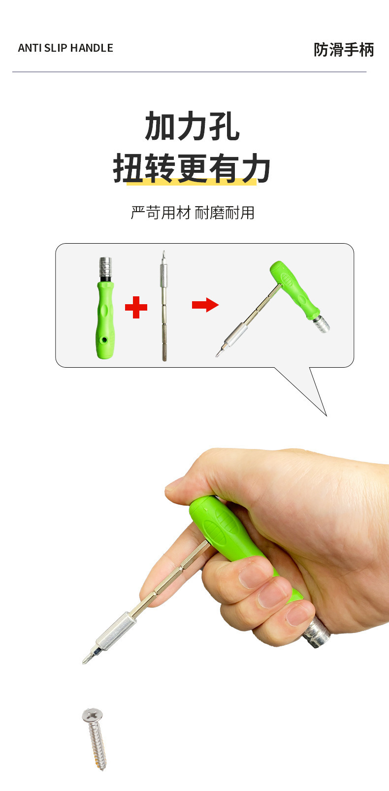32-in-1 screwdriver set for home use, precision tools for disassembling and repairing mobile phones and computers, Phillips and flat head bits.