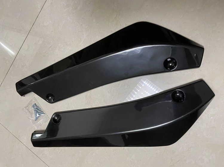 Car Modification Universal Rear Corner Accessories Rear Lip Rear Spoiler Bumper Corner Protector Anti-Collision Anti-Scratch Decoration