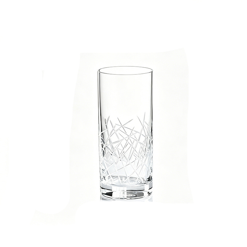 Taza de cristal sin plomo importada de la República Checa Edo cortado personalizado taza de vino tinto de brandy personalizada