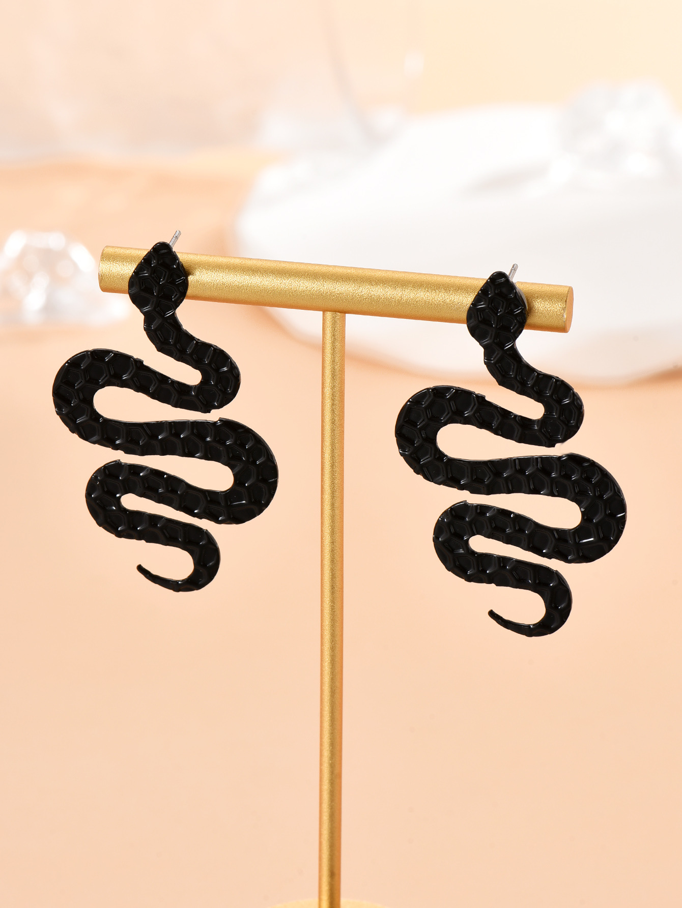 1 Pair Fashion Snake Plating Alloy Drop Earrings display picture 3