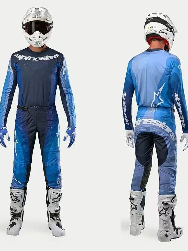 Mountain jersey for men and women, set, off-road racing car, fox, raccoon 4