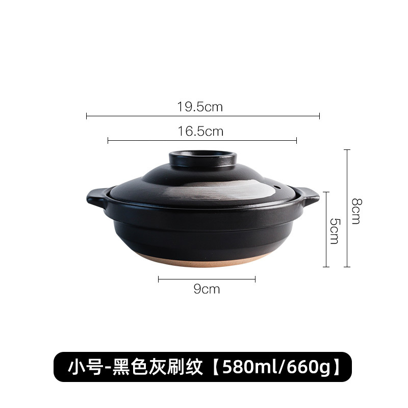 Olla de barro para uso doméstico, apta para estufas de gas, olla especial para hacer sopa, olla de barro, olla pequeña para cocinar arroz, olla de barro LOGO. image 21