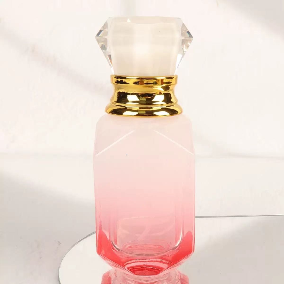 White, glass, 30 ml