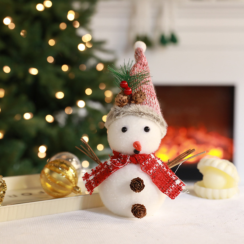 [Selección exclusiva] decoraciones de Navidad Santa colgante colgante de peluche calcetines de Navidad string colgante árbol de Navidad