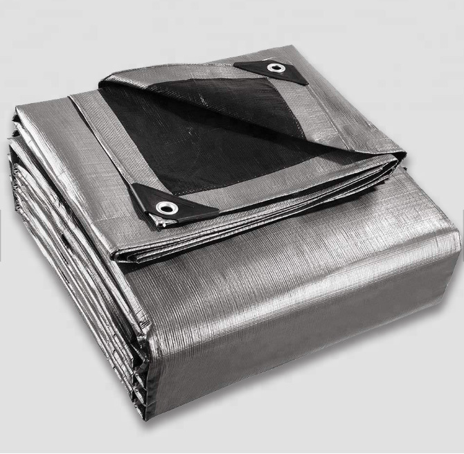 180克黑银货车盖布加厚篷布