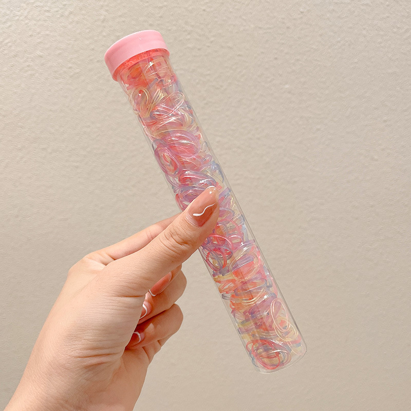 黒色使い捨てゴムバンドヘアゴム 女性用 高弾性 髪を傷めない 子供用ヘアゴム 編み込みヘアゴム 女の子用ヘアリング|undefined