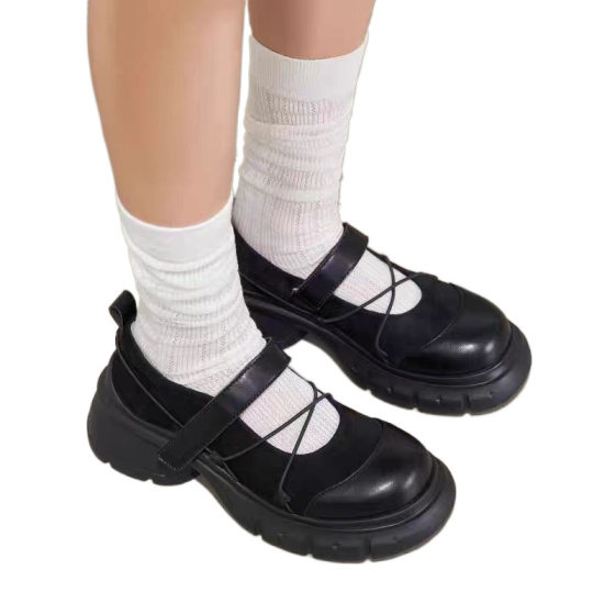 Vintage Bocken Platform Maillard Single-layer Shoes Women's 2025 Summer New Round Toe Increased Comfortable Sole Shallow Mouth Women's Shoes