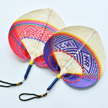 越南手工编织竹扇子大蒲扇轻巧风大手摇扇宝宝扇风驱蚊古典传统