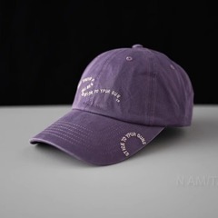 個性的なアルファベット刺繍野球帽男女カップルのファッションファッションファッション
