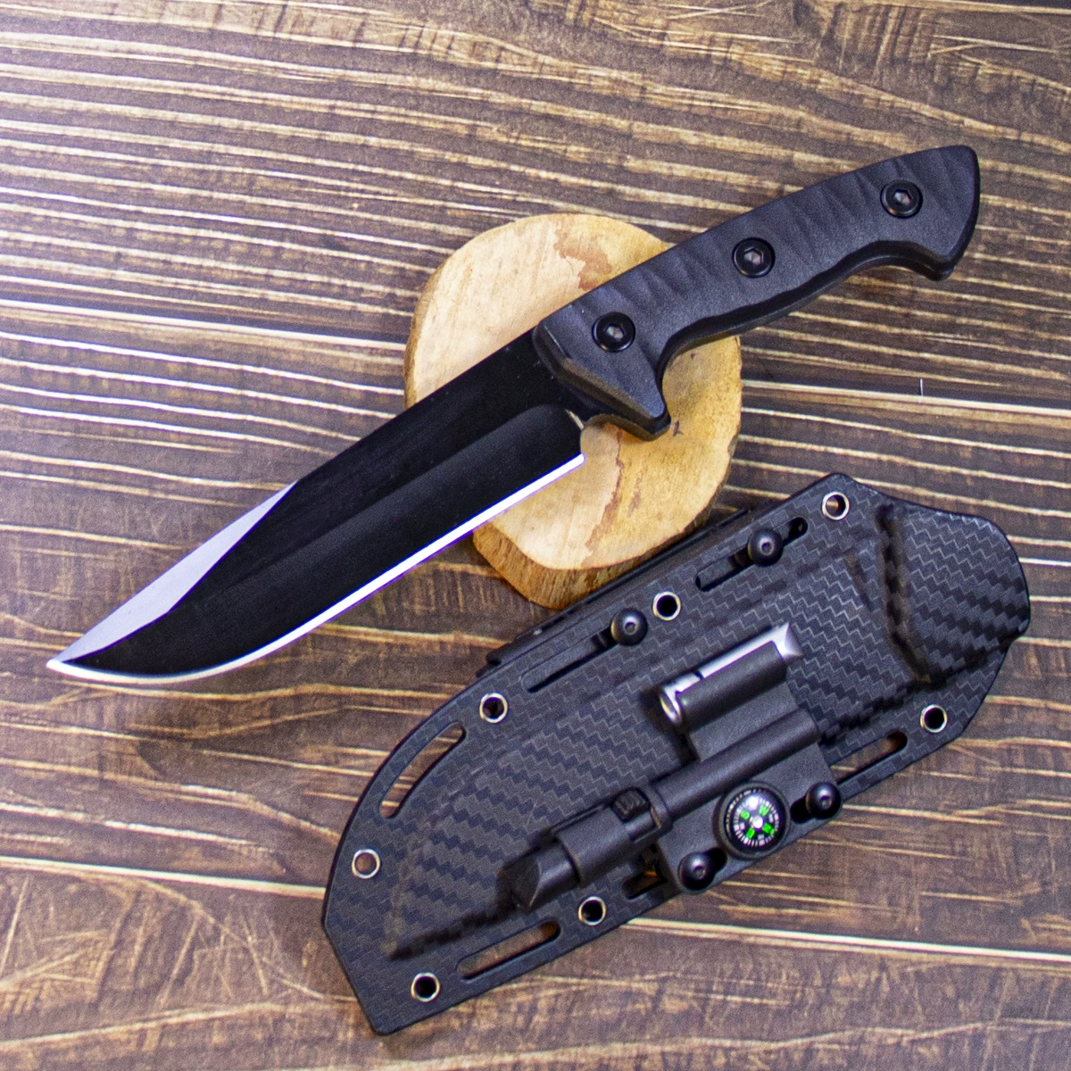 Внешний торговый нож прямой нож тактический нож K-ножна нож для кемпинга выживание нож со свистом магниевого компаса фонарик