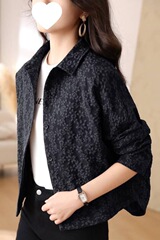 短外套女2025春秋韩版新款中年妈妈小个子休闲棒球服夹克开衫上衣