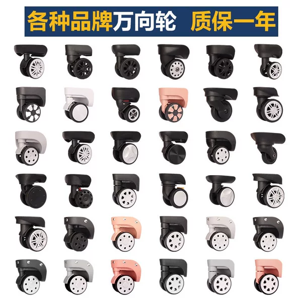 Universal Replacement Wheels for Suitcase Luggage, Spinner Wheels, Password Lock Travel Suitcase Parts