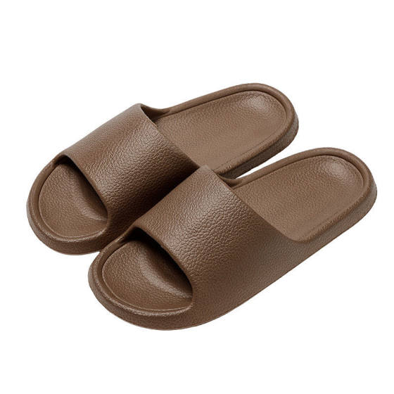 Women's Maillard-Style Slippers with a Stepping-On-Poop Sensation, Indoor Home Use, Non-Slip Bathroom Eva Sandals for Men in Summer