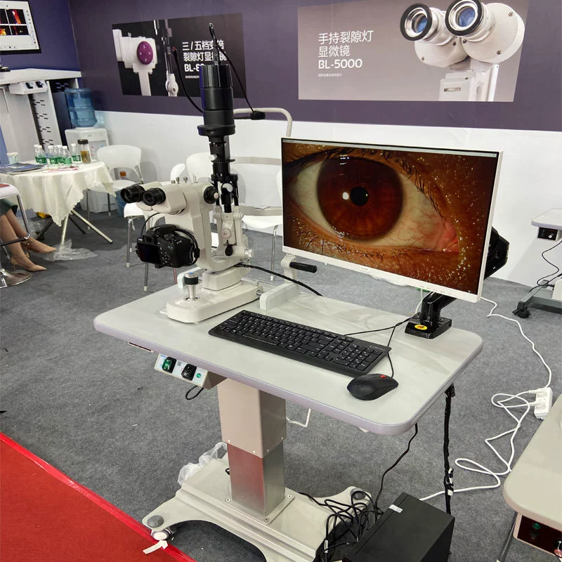 Прибор для обнаружения Fundus Shanghai Expo BL2000A/66 под источником света щелевой Микроскоп очки оптометрическое оборудование