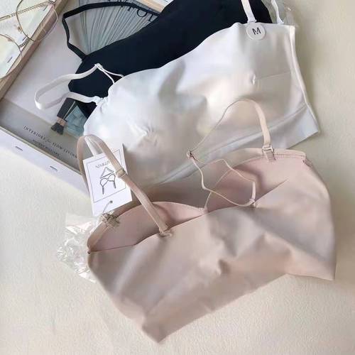 5588 Fixed Thin Cup Ice Silk Wrap Chest One-shoulder Tube Top Adjustable and Detachable Women’s Anti-Exposed Underwear