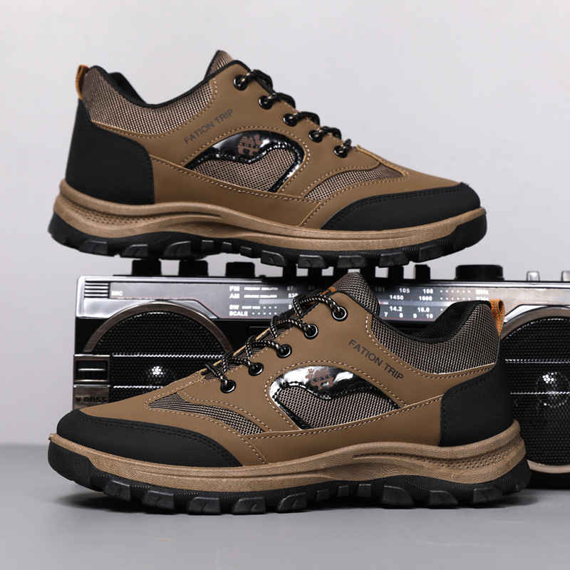 Deportes al aire libre zapatos de senderismo zapatos casuales de hombre suela grande antideslizante impermeable resistente al desgaste zapatos de viaje zapatos de primavera