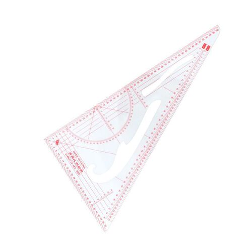 Pattern making and grading ruler set, clothing proportion, pattern making, curve cutting and sewing set, multi-functional plate making