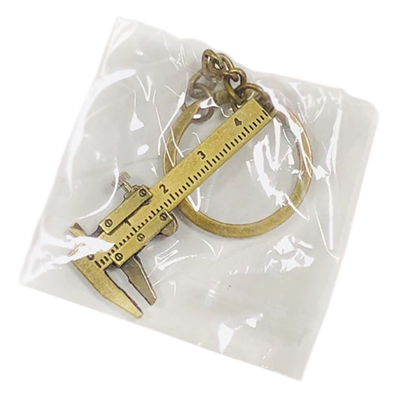 Креативный цинковый сплав штангенциркуль брелок мини-инструмент брелок кулон портативный небольшой подарок